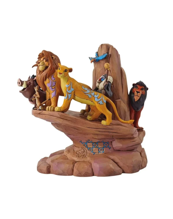 Disney Traditions De Leeuwenkoning Pride Rock Carved in Stone 23 cm