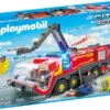 PLAYMOBIL City Action Luchthavenbrandweerwagen met licht en geluid - 71371