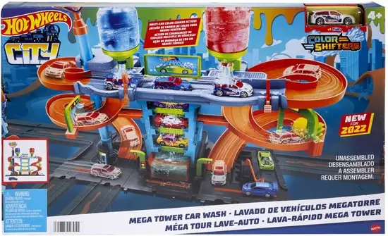 550x335 (3) Hot Wheels City Mega Autowasserette - Speelgoedvoertuig