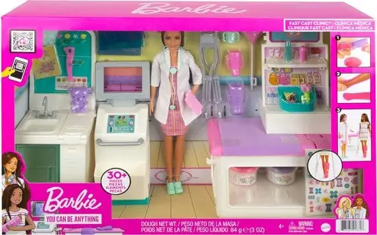 Barbie Snelgipskliniek Speelset, met Barbie dokterspop