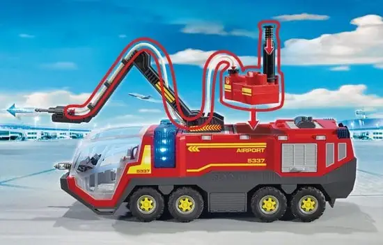 PLAYMOBIL City Action Luchthavenbrandweerwagen met licht en geluid - 71371