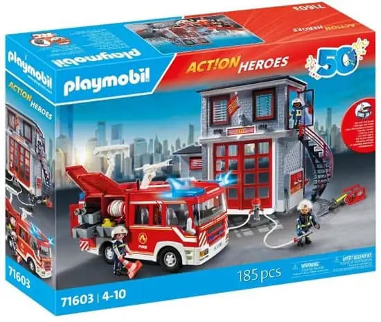 550x465 (1) PLAYMOBIL Action Heroes 50YR Brandweer megaset - 71603