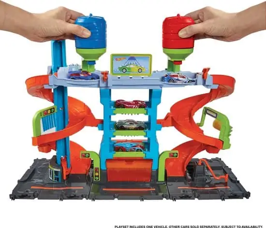 550x470 Hot Wheels City Mega Autowasserette - Speelgoedvoertuig