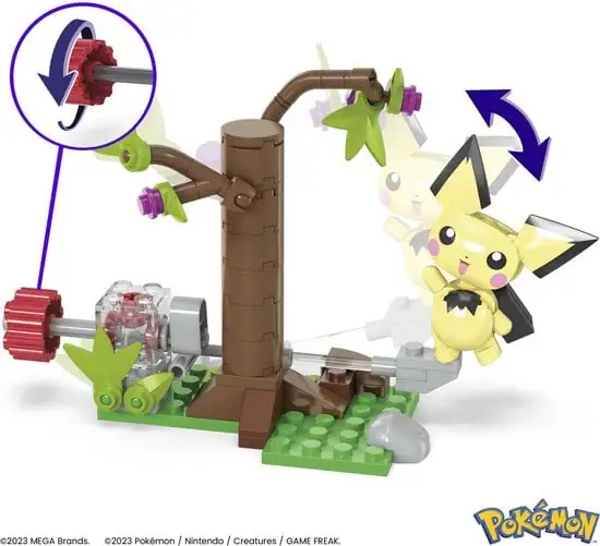 Mattel Pokémon Mega Bloks  Pichu's Forest Pokemon