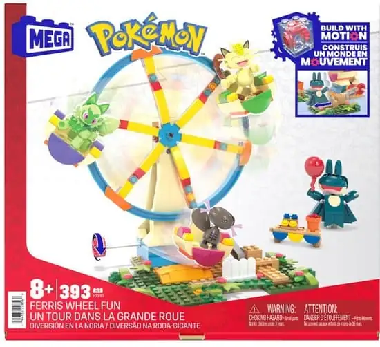 MEGA Bloks Pokémon Reuzenrad Bouwset - Constructiespeelgoed