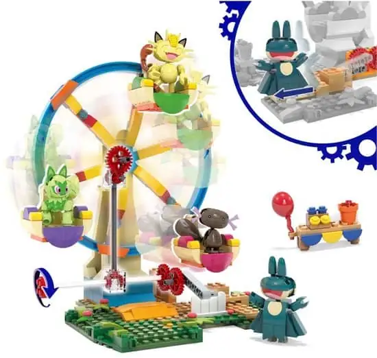 MEGA Bloks Pokémon Reuzenrad Bouwset - Constructiespeelgoed