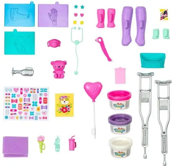 Barbie Snelgipskliniek Speelset, met Barbie dokterspop