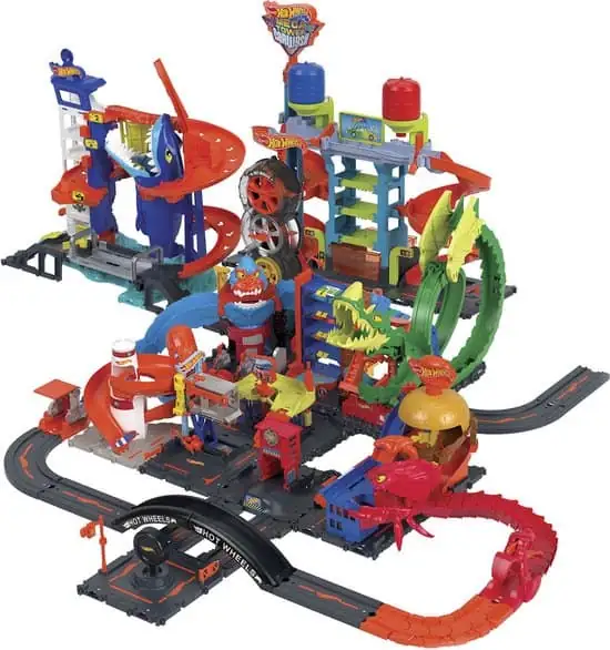 550x586 Hot Wheels City Mega Autowasserette - Speelgoedvoertuig