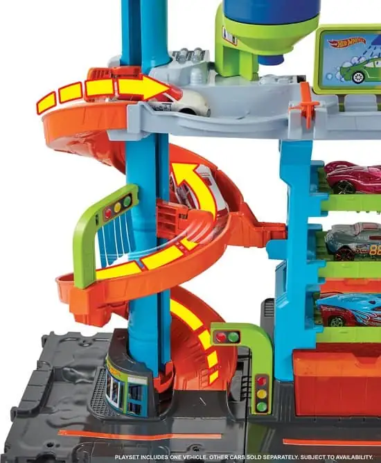 550x668 Hot Wheels City Mega Autowasserette - Speelgoedvoertuig