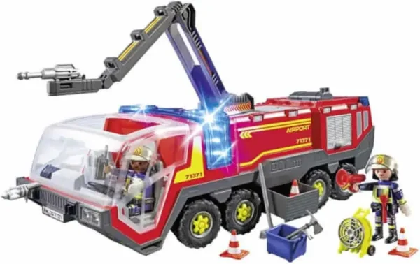 PLAYMOBIL City Action Luchthavenbrandweerwagen met licht en geluid - 71371