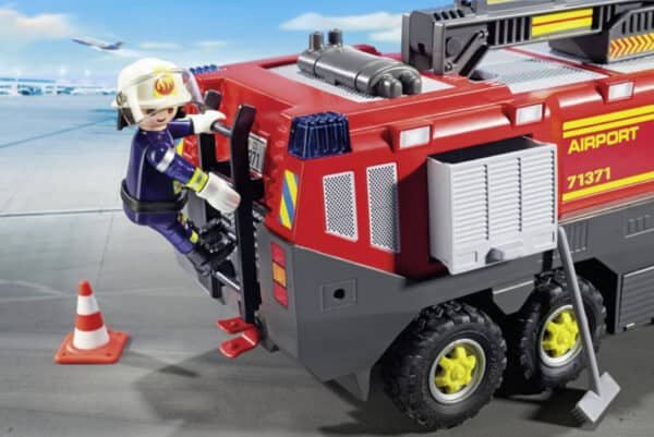 PLAYMOBIL City Action Luchthavenbrandweerwagen met licht en geluid - 71371