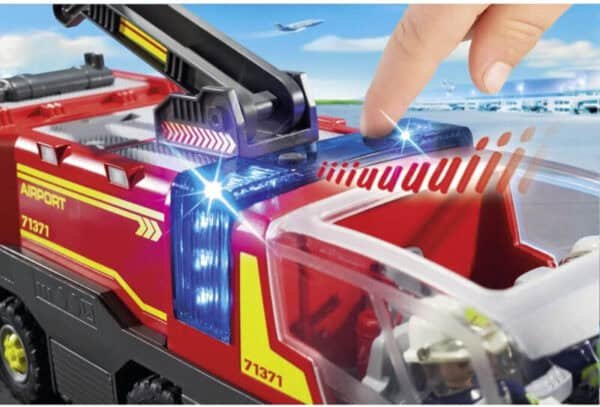 PLAYMOBIL City Action Luchthavenbrandweerwagen met licht en geluid - 71371