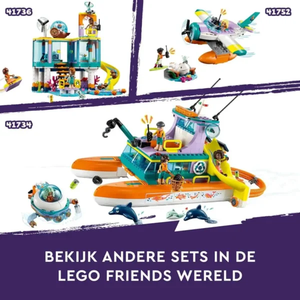 1200x1200 (98) LEGO Friends Reddingsboot op zee Boot - 41734