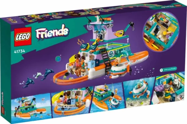 1200x796 LEGO Friends Reddingsboot op zee Boot - 41734