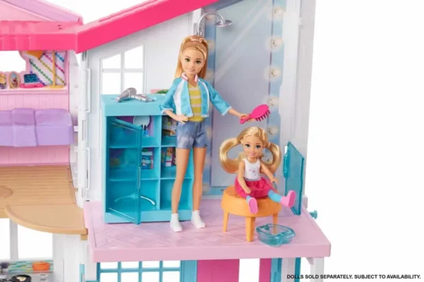 Barbie Malibuhuis - Barbie huis - Met 6 kamers