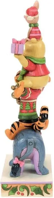 232x840 Disney Traditions Christmas Winnie the Pooh Stacked Figurine