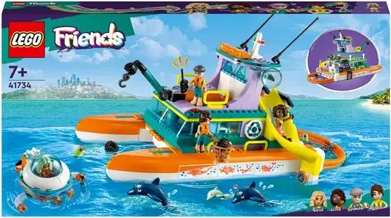 550x306 (1) LEGO Friends Reddingsboot op zee Boot - 41734