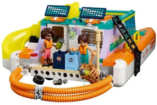 550x367 (1) LEGO Friends Reddingsboot op zee Boot - 41734