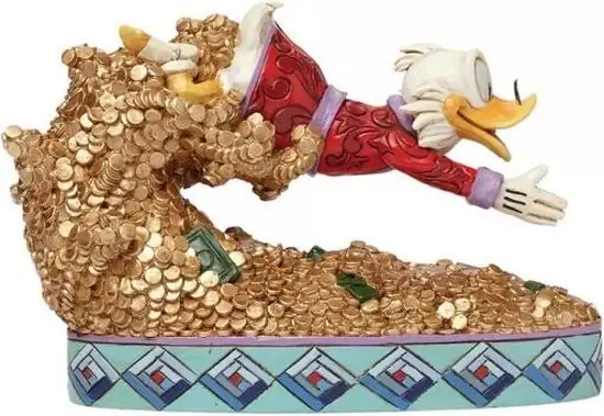 550x379 Disney Traditions Treasure Dive - Scrooge Dagobert Duck