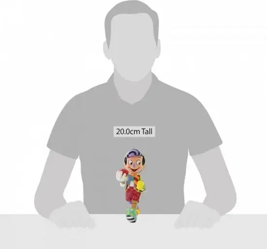 550x514 (8) Disney Britto Beeldje Pinocchio 20cm Pinokkio