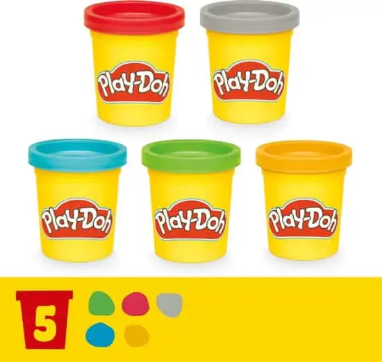 550x522 (1) Play-Doh Stempelen en Zagen Speelset - Boetseerklei - Kindergereedschap - Werkbank speelgoed - 5 Play-Doh potjes - Knutselen voor kinderen