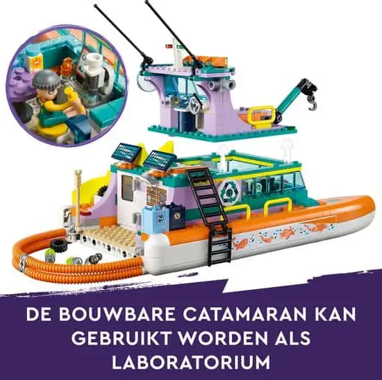 550x548 (1) LEGO Friends Reddingsboot op zee Boot - 41734