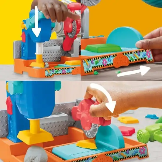 550x550 (69) Play-Doh Stempelen en Zagen Speelset - Boetseerklei - Kindergereedschap - Werkbank speelgoed - 5 Play-Doh potjes - Knutselen voor kinderen