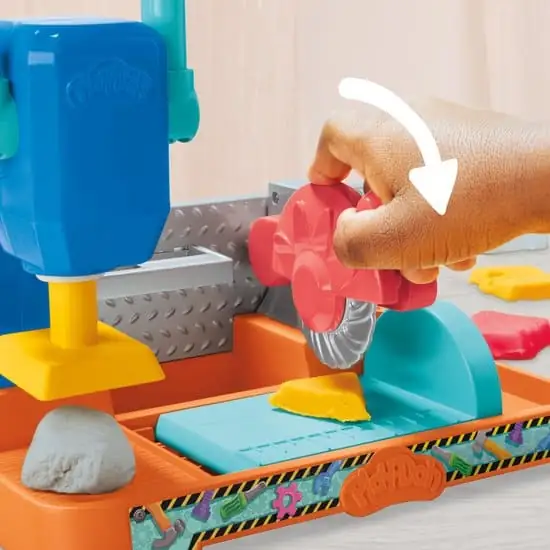 550x550 (71) Play-Doh Stempelen en Zagen Speelset - Boetseerklei - Kindergereedschap - Werkbank speelgoed - 5 Play-Doh potjes - Knutselen voor kinderen