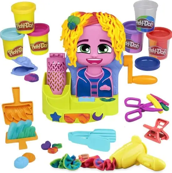 Play-Doh Haarsalon Speelset - Boetseerklei - Inclusief 6 Play-Doh potjes