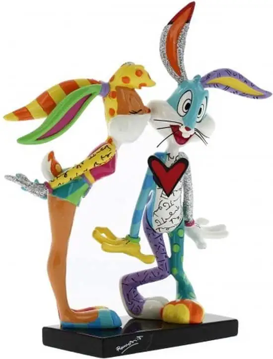 Looney Tunes Britto - Lola Kissing Bugs Bunny Figurine 21cm