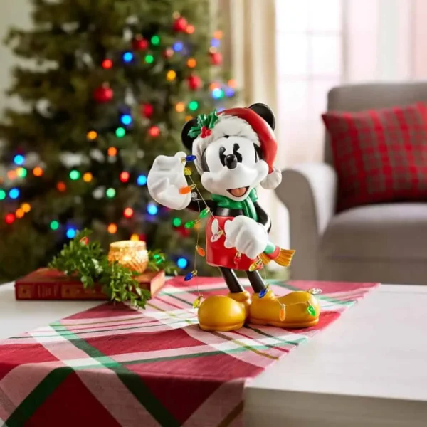 Disney Showcase Christmas Mickey Mouse Big Figurine