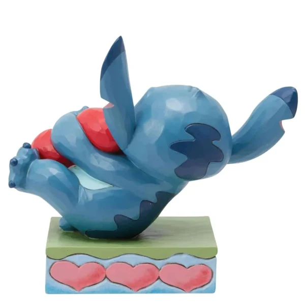 Disney Traditions Stitch Knuffelt een Hart 13 cm