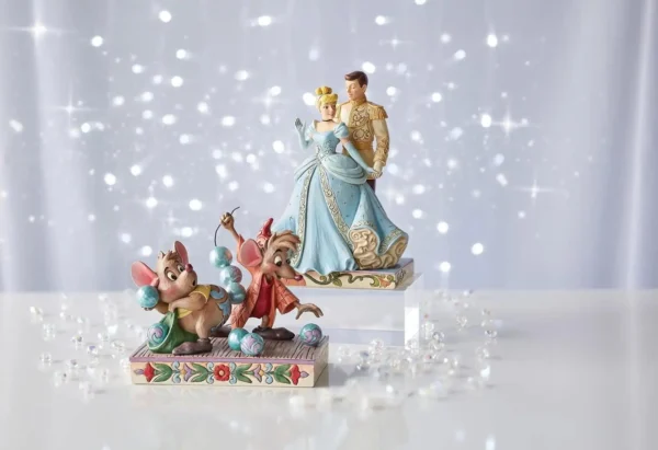 Disney Traditions Assepoester Jaq & Gus Figurine