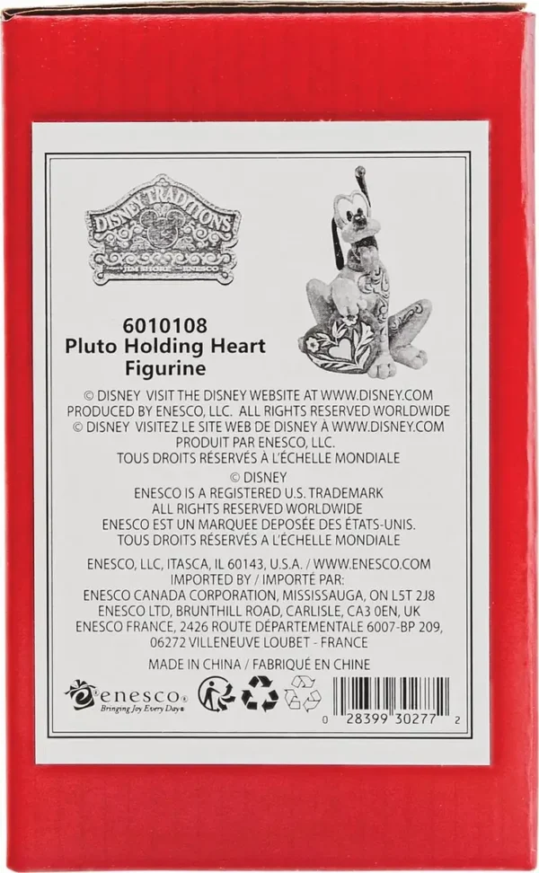 741x1200 Disney Traditions Pluto with Heart