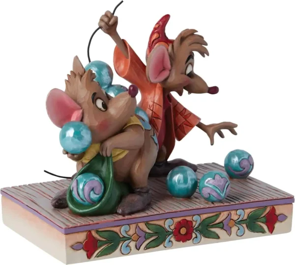 Disney Traditions Assepoester Jaq & Gus Figurine