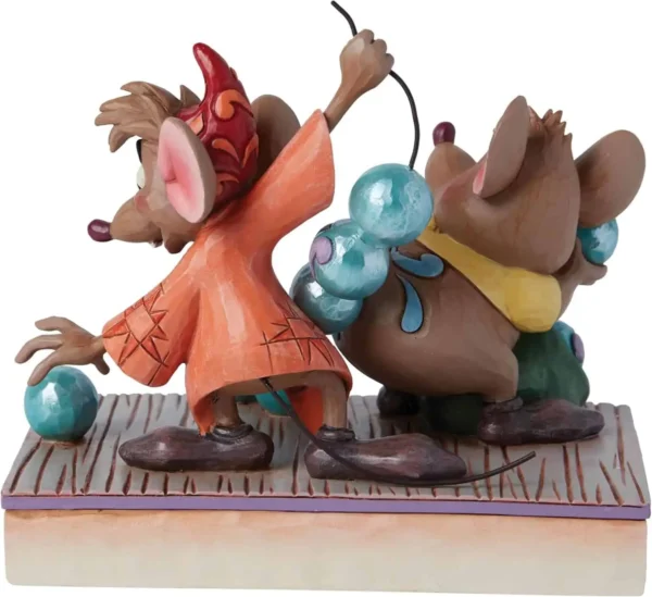 Disney Traditions Assepoester Jaq & Gus Figurine