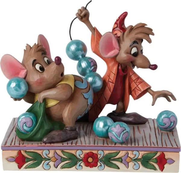 Disney Traditions Assepoester Jaq & Gus Figurine