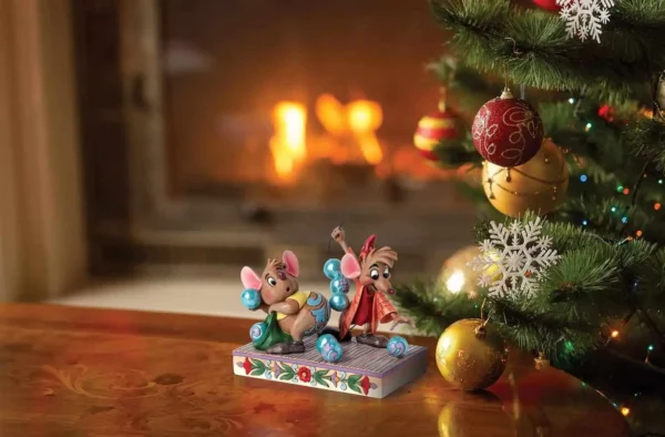 Disney Traditions Assepoester Jaq & Gus Figurine