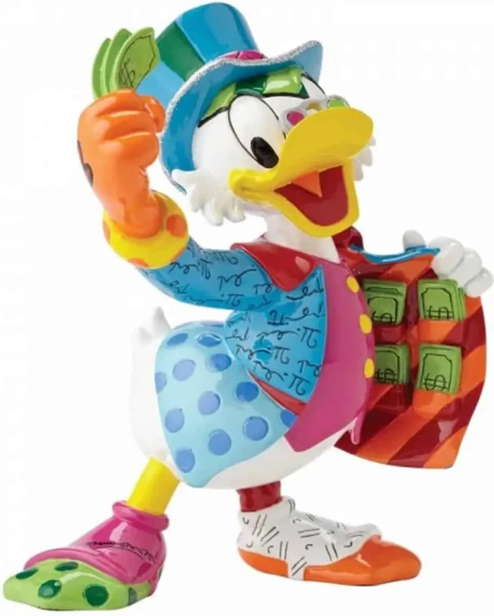 Disney Britto Uncle Scrooge Figurine 15cm Dagobert Duck