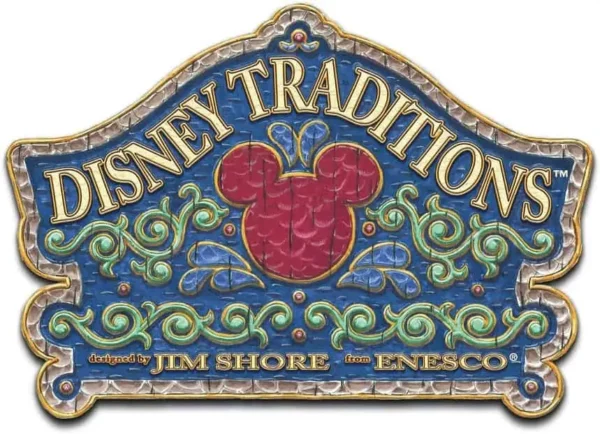 Disney Traditions logo lux Disney Traditions Collection Aladdin Enchanted Princess Jasmine Deluxe Figurine