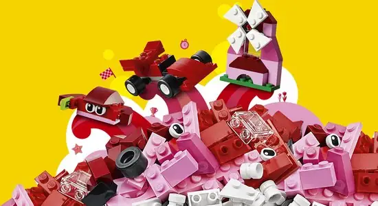 550x300 LEGO Classic Rode Creatieve Doos - 10707
