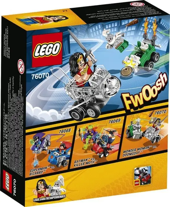 550x671 LEGO Super Heroes Mighty Micros Wonder Woman vs. Doomsday - 76070
