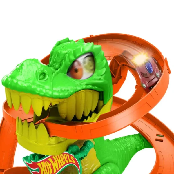 Hot Wheels T-Rex Vurig Gevecht - Loopingbaan