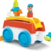 MEGA Bloks Bouwsteenwagen - 20 blokken - Trekwagen speelgoed