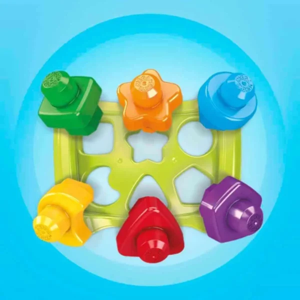 1200x1200 (6) Mega Bloks Vormen Sorteer Wagen Bouwset - 25 bouwstenen