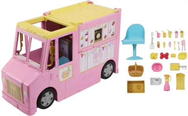Barbie Careers - Limonadewagen - Barbie auto - Poppenvervoersmiddel
