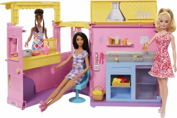 Barbie Careers - Limonadewagen - Barbie auto - Poppenvervoersmiddel