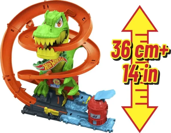 Hot Wheels T-Rex Vurig Gevecht - Loopingbaan