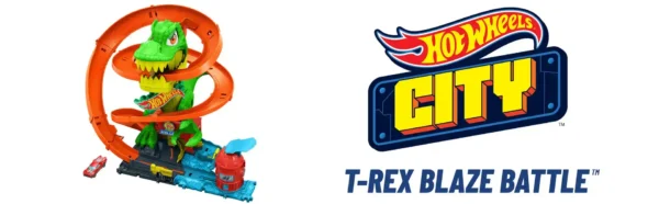 Hot Wheels T-Rex Vurig Gevecht - Loopingbaan