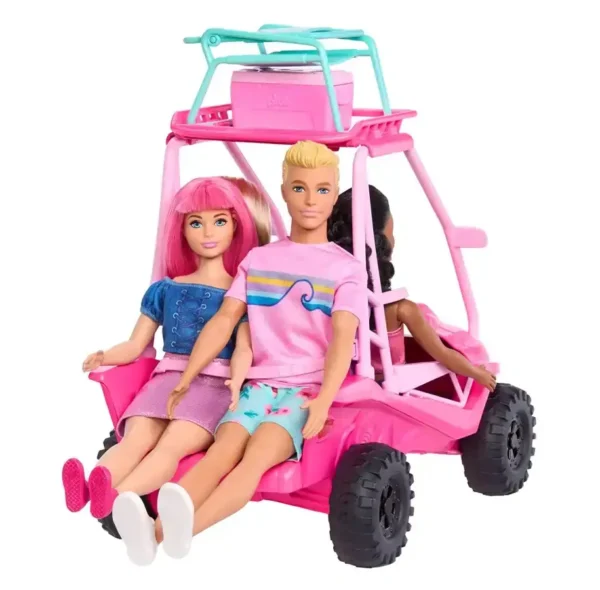 Barbie Mysteries Beach Detectives Ultieme Strandbuggy, Pop, Voertuig en Accessoires
